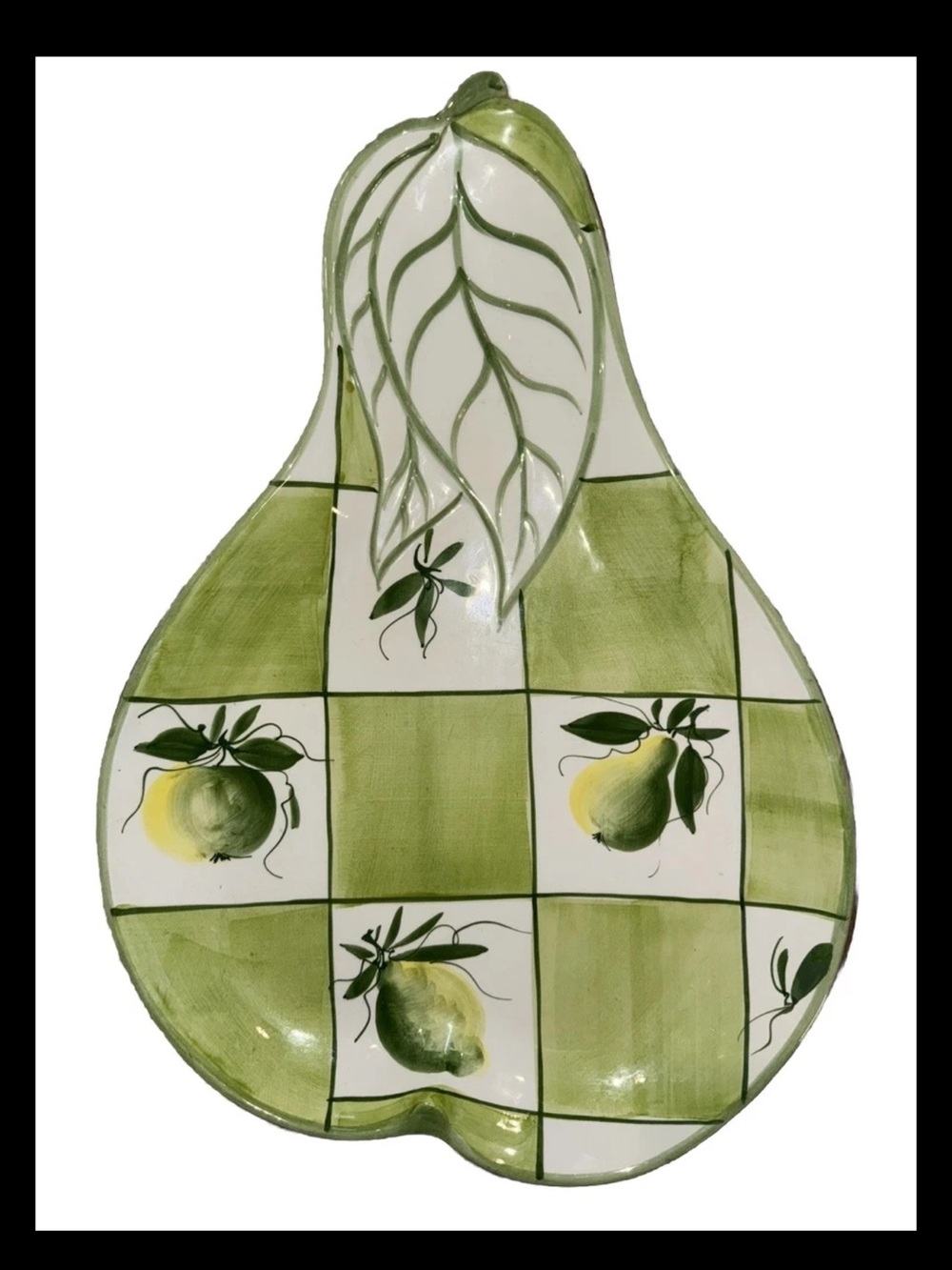 Vintage Hand Painted Italian 21"x14" Platter Jay Willfred For Andrea By Sadek